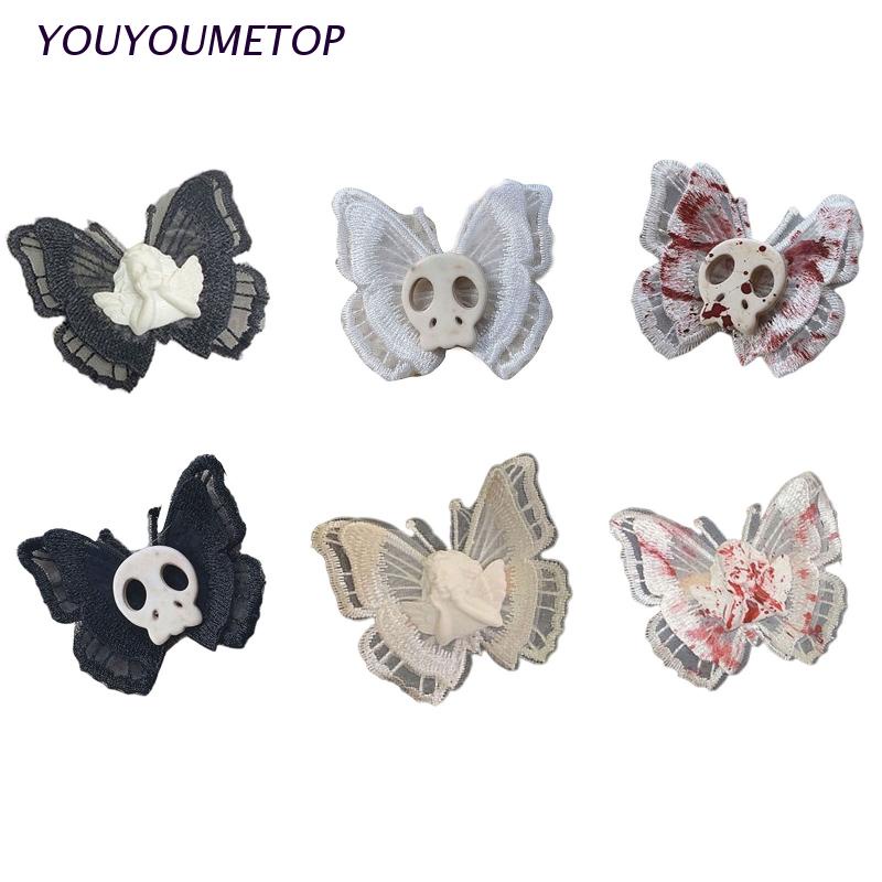 Youyo Kẹp Tóc Hình Cánh Bướm Phong Cách Steampunk