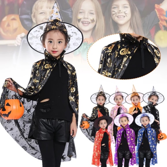Phụ kiện hóa trang, trang trí Halloween - Mặt nạ, quần áo, áo choàng Halloween