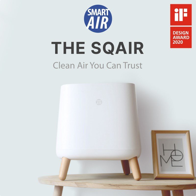 Máy lọc không khí SQAir - Smart Air Hàng chính hãng bảo hành 3 năm