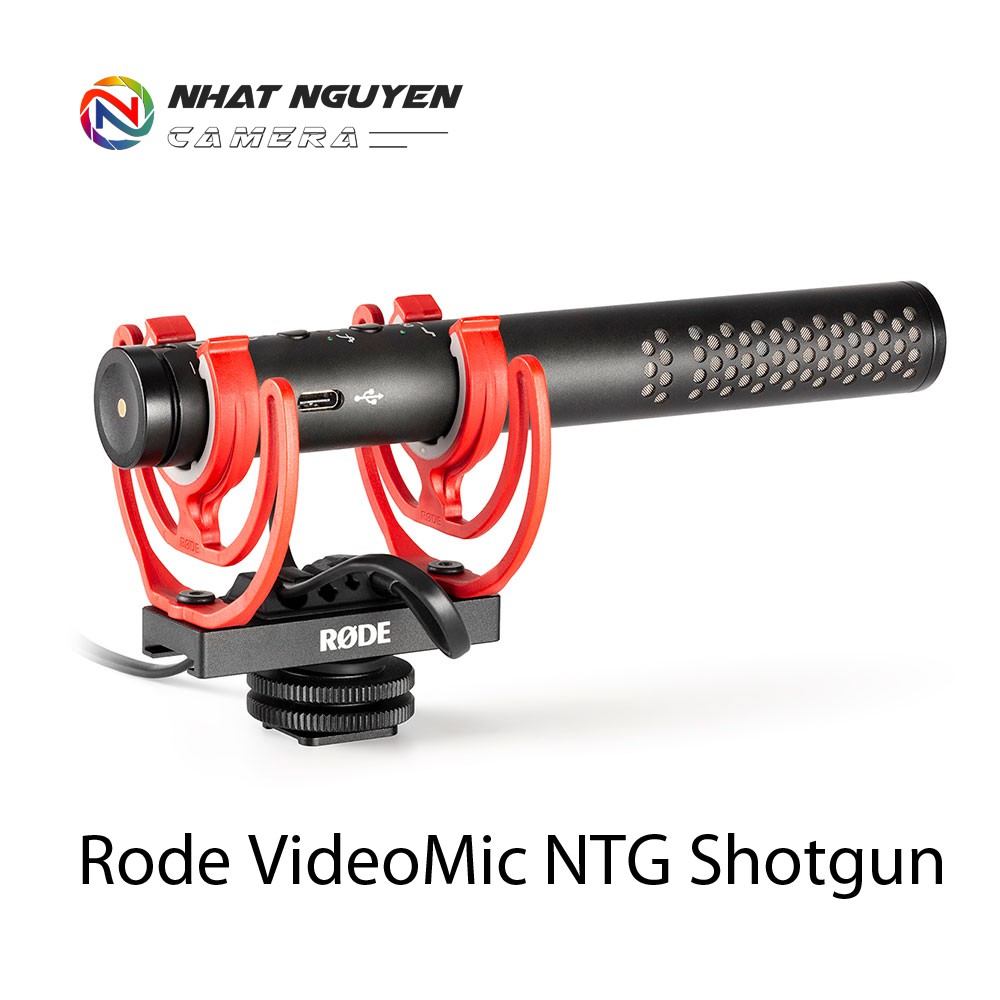 Micro Rode VideoMic NTG Shotgun - Mic shortgun Rode NTG dùng cho máy ảnh - Bảo hành 12 tháng