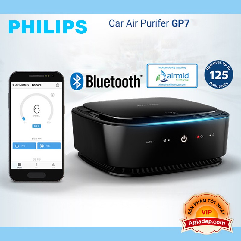 Máy lọc không khí oto xe hơi Philips GP7  Chống ung thư phổi, Cung cấp khi tươi - 0006