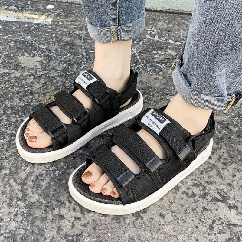 Giày sandal học sinh sinh viên quai ngang - dép quai hậu Full size nam nữ