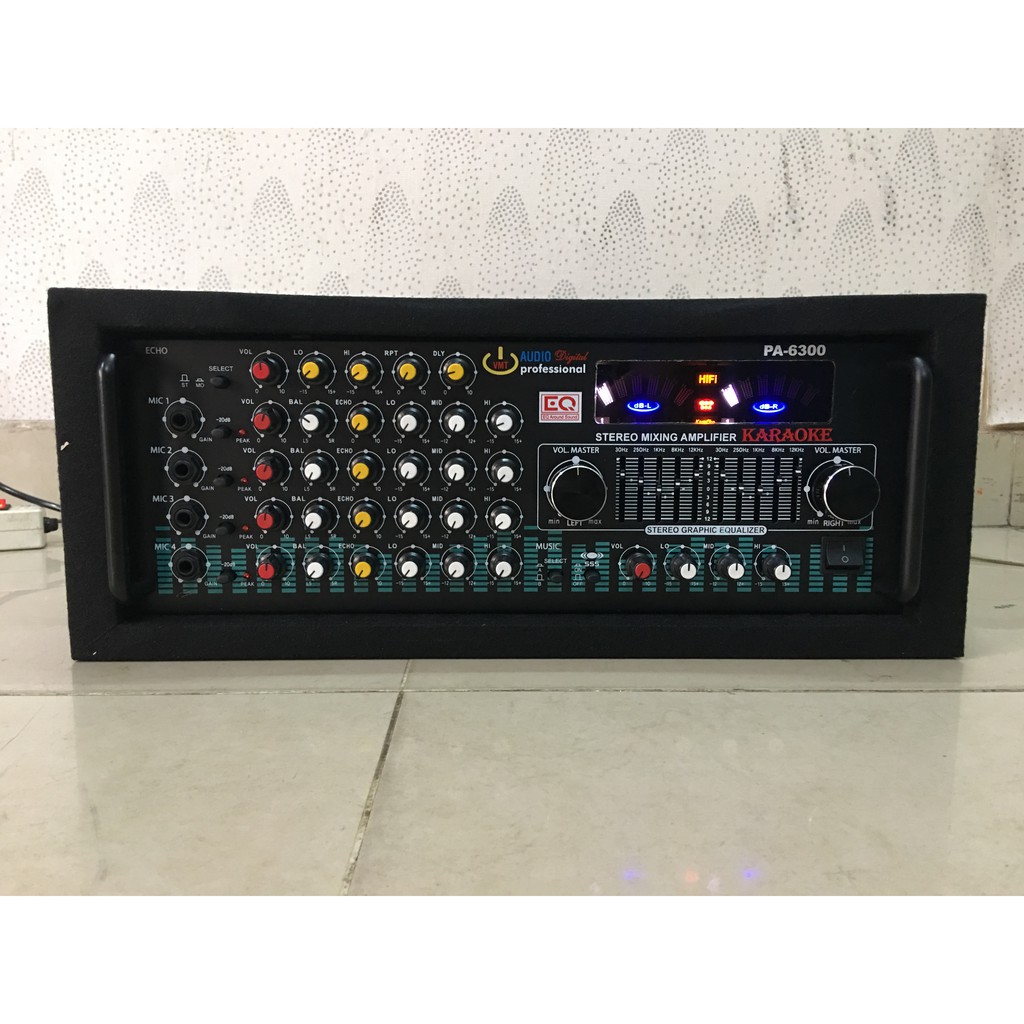 Amply JARGUAR 16 sò công suất lớn có EQ chỉnh nhạc, 4 lỗ micro