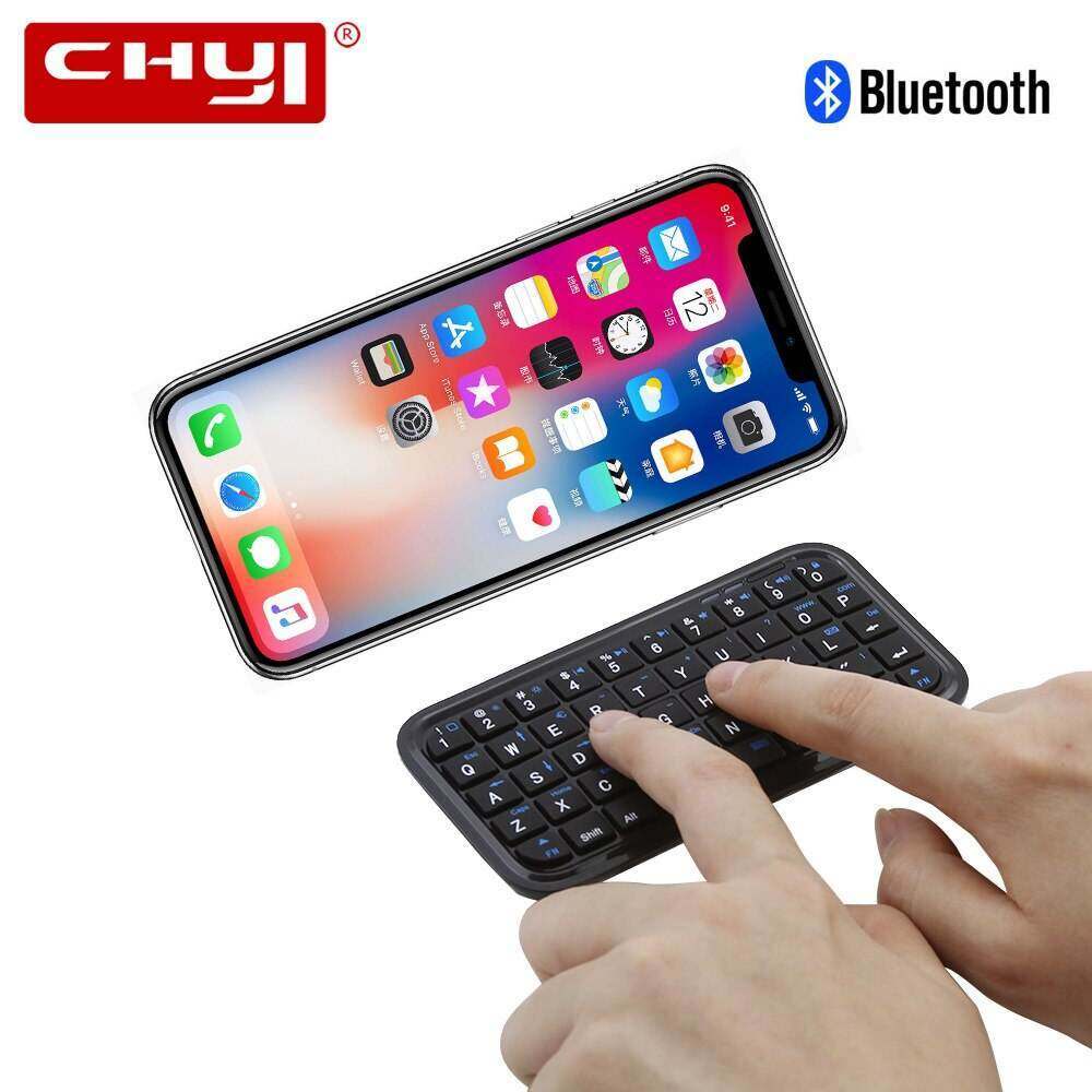 Bàn Phím Bluetooth Không Dây Mini Siêu Mỏng Cho Windows Android PC Notebook Mac Điện Thoại Máy Tính