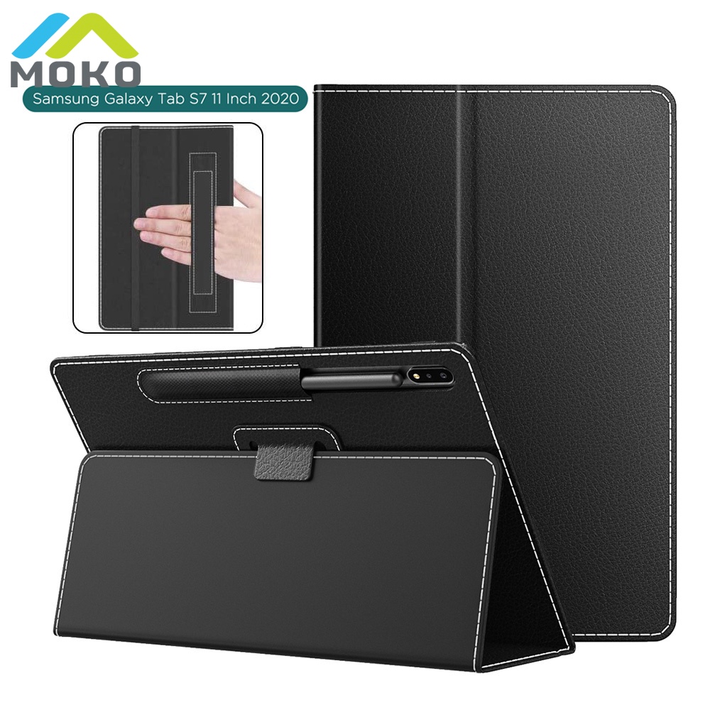 Bao Da Máy Tính Bảng PU Cao Cấp Mỏng Có Giá Đỡ Và Ngăn Đựng Bút Cảm Ứng Cho Samsung Galaxy Tab S7&S8 11inch 2020