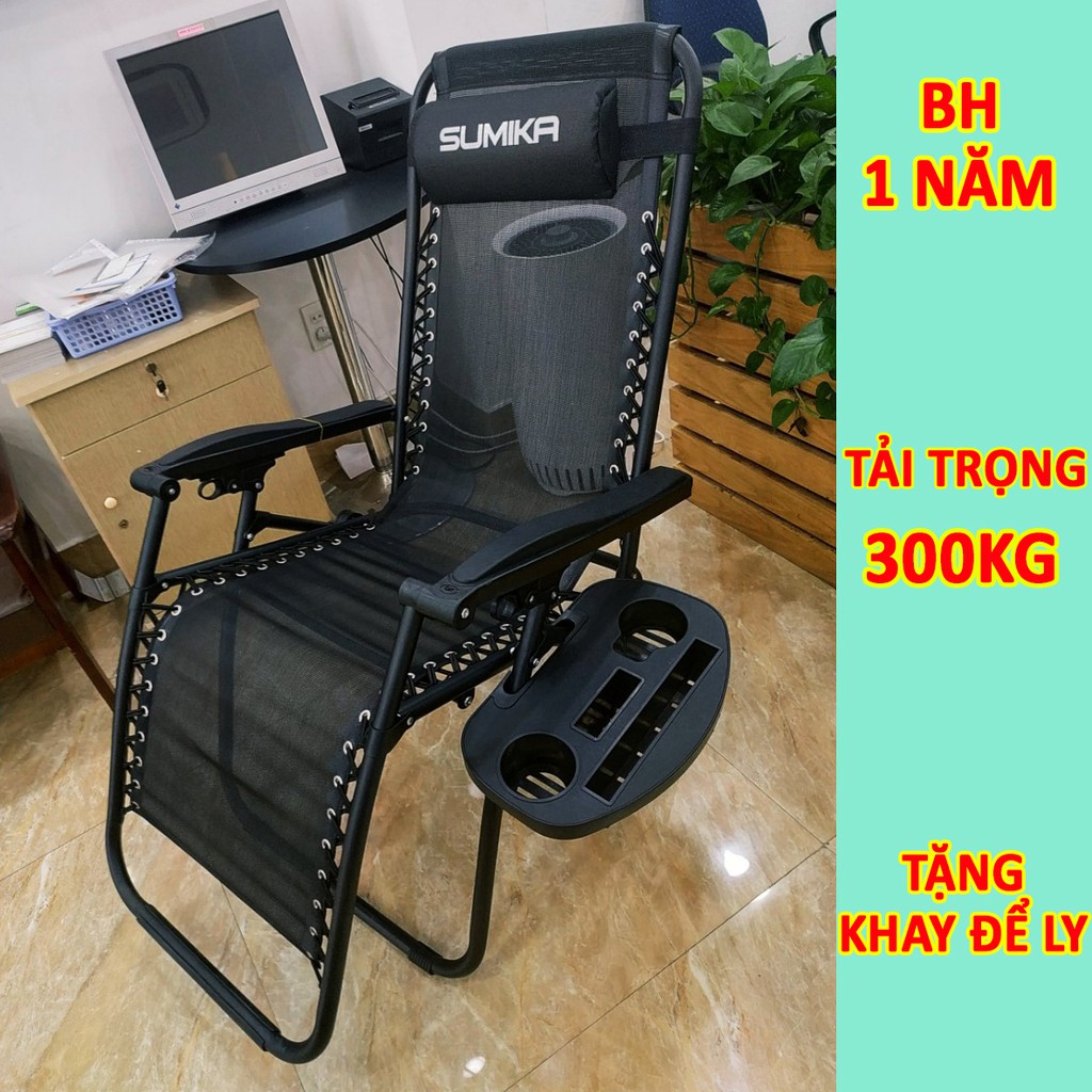 Ghế gấp xếp thư giãn SUMIKA 179A  ghế bố, ghế văn phòng