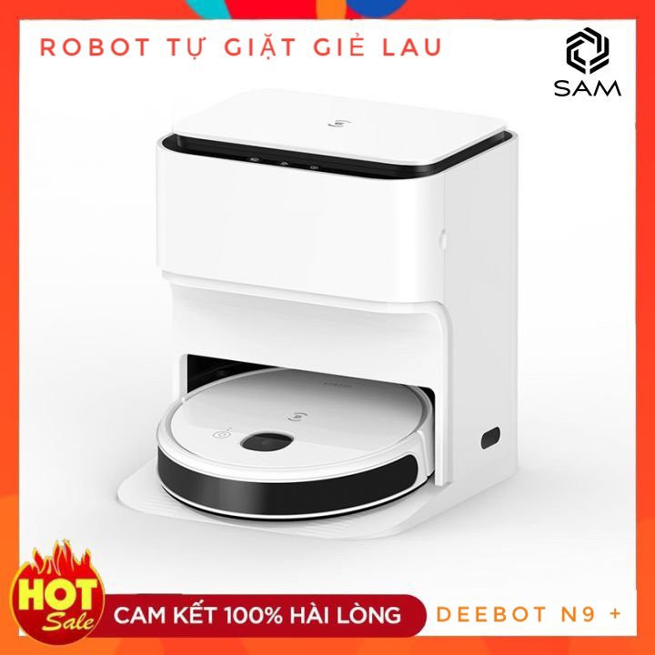 Robot hút bụi lau nhà Ecovacs DEEBOT N9+  Robot tự giặt giẻ lau thông minh nhất  2021