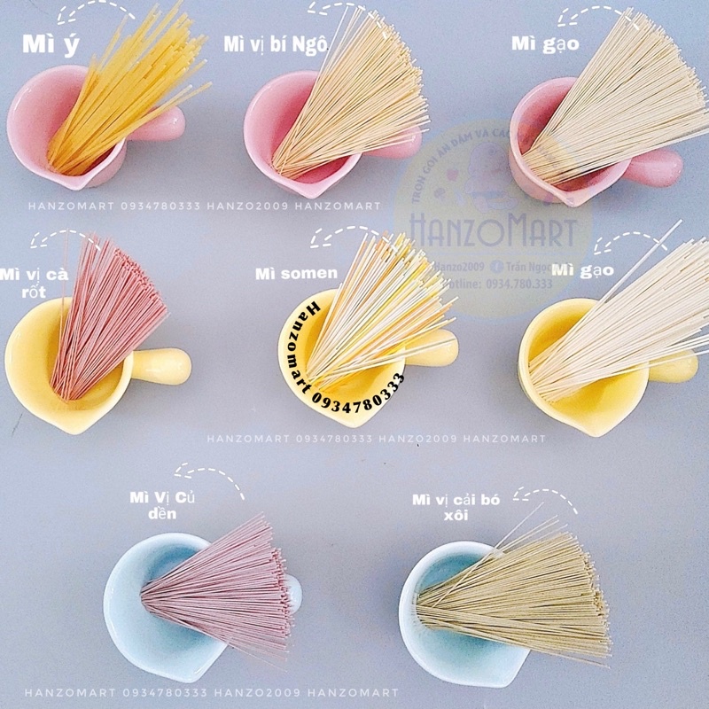 Mì ăn dặm cho bé hữu cơ Mì Somen, Udon, Nui Wakodo Nhật Bản . Đồ ăn dặm tách muối cho bé