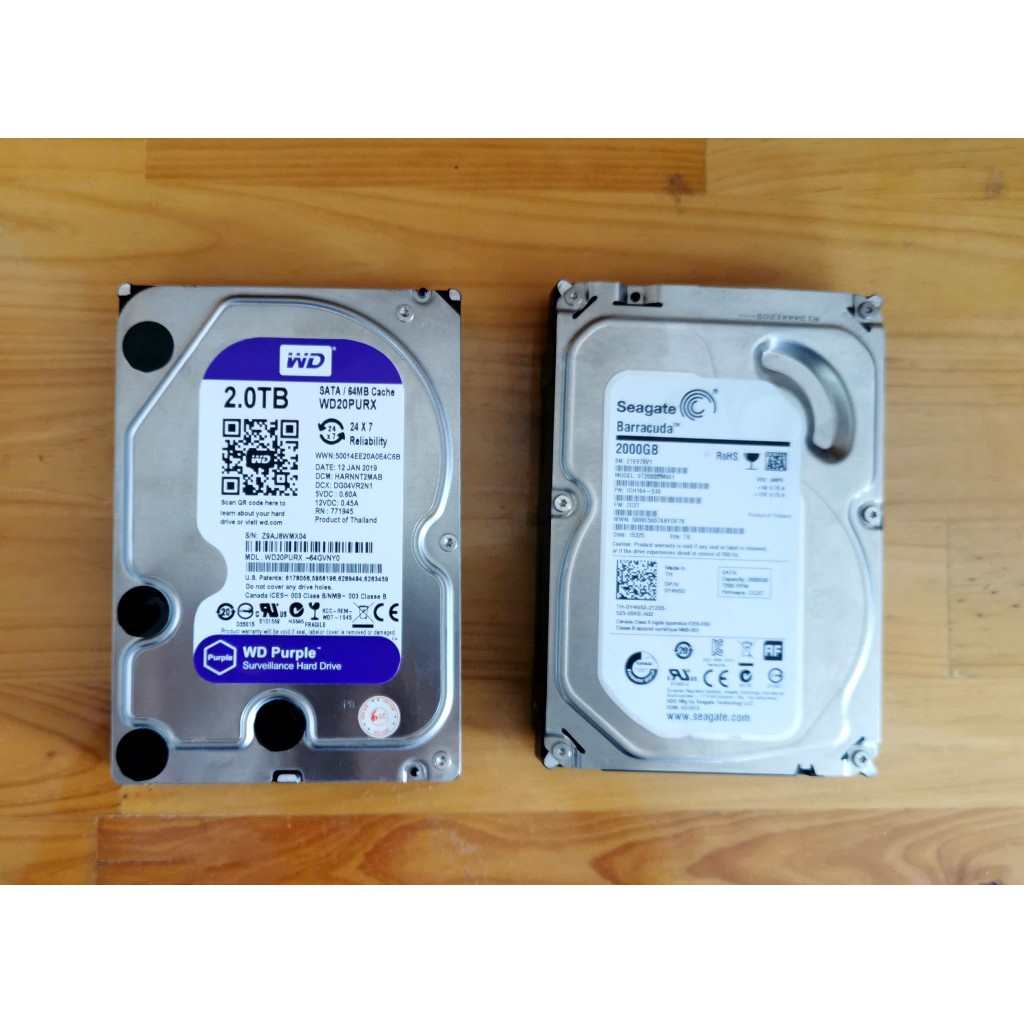 Ổ cứng 2TB máy bàn - HDD 2TB PC Camera 2000GB tháo máy Nhật đầu ghi camera lưu trữ bảo hành 1 đổi 1