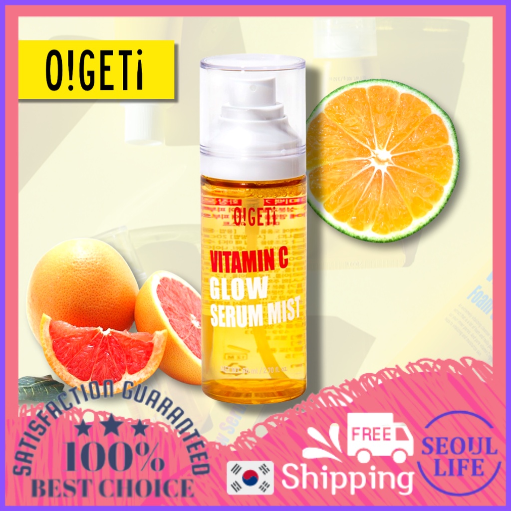 Ogeti vitamin C glow serum mist 80ml / Kim sejeong / đề xuất kinh doanh Tinh chất Vitamin C 80ml dưỡng ẩm chuyên dụng cho da