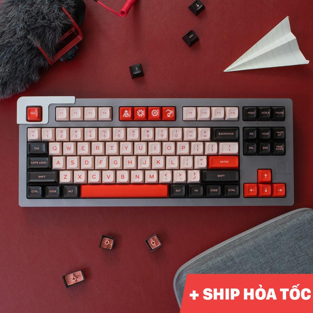 Keycap Aifei Flamingo 170 phím đúc hai màu chất liệu ABS cao cấp dành cho bàn phím cơ