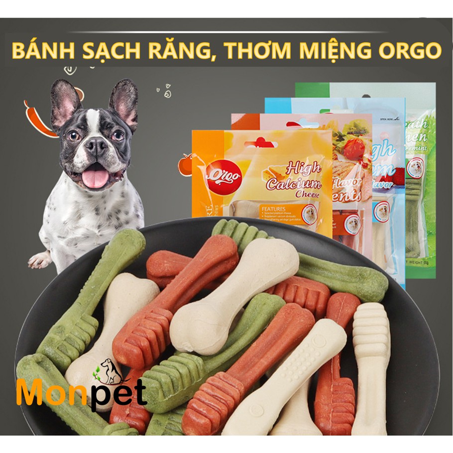 Bánh Xương gặm sạch răng thơm miệng Orgo (1 thanh dùng thử