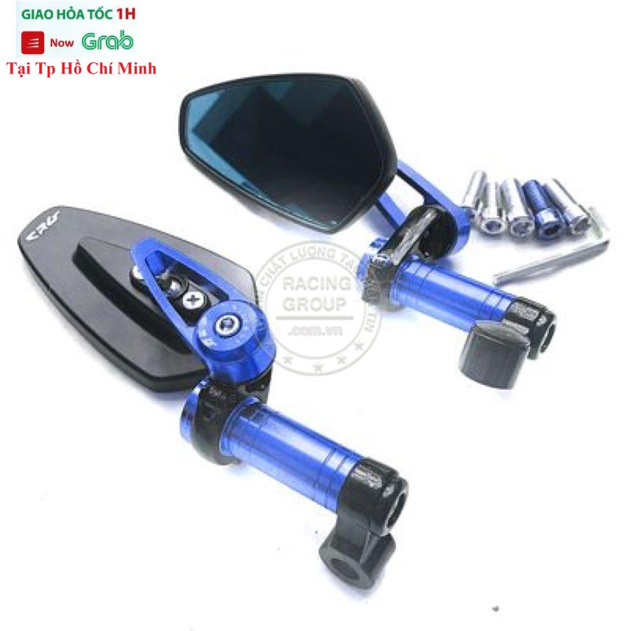 Gương Xe Máy Thời Trang - Kính Chiếu Hậu Xe Máy Kiểu CRG Mini Gắn Chân Kính Cho Honda Ya Wave Sh AB Xe Điện Ren Thuận