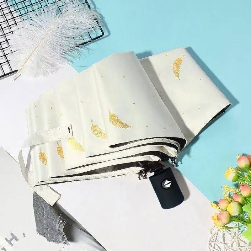 Dù che mưa ô đi nắng gấp gọn TỰ ĐỘNG 2 chiều tự bung gấp, Dù chống nắng cầm tay mini chống tia UV