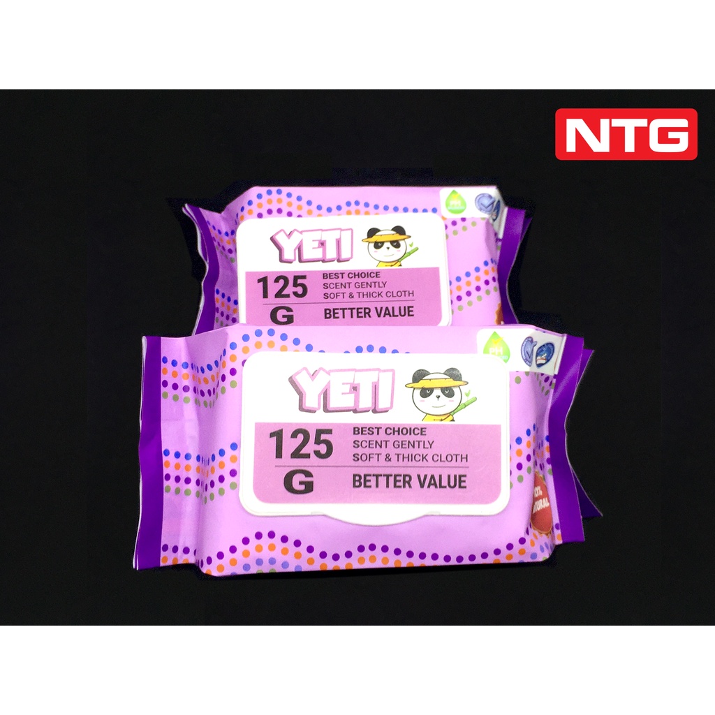 Khăn ướt JETI 125, Màu Tím, Không mùi , Hàng xuất khẩu , Giá chất, Triệu gói như một