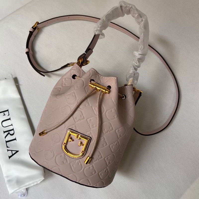 Túi Xách Furla B Furla -  Sac Seau Furla Bucket Ribes G Màu hồng phấn