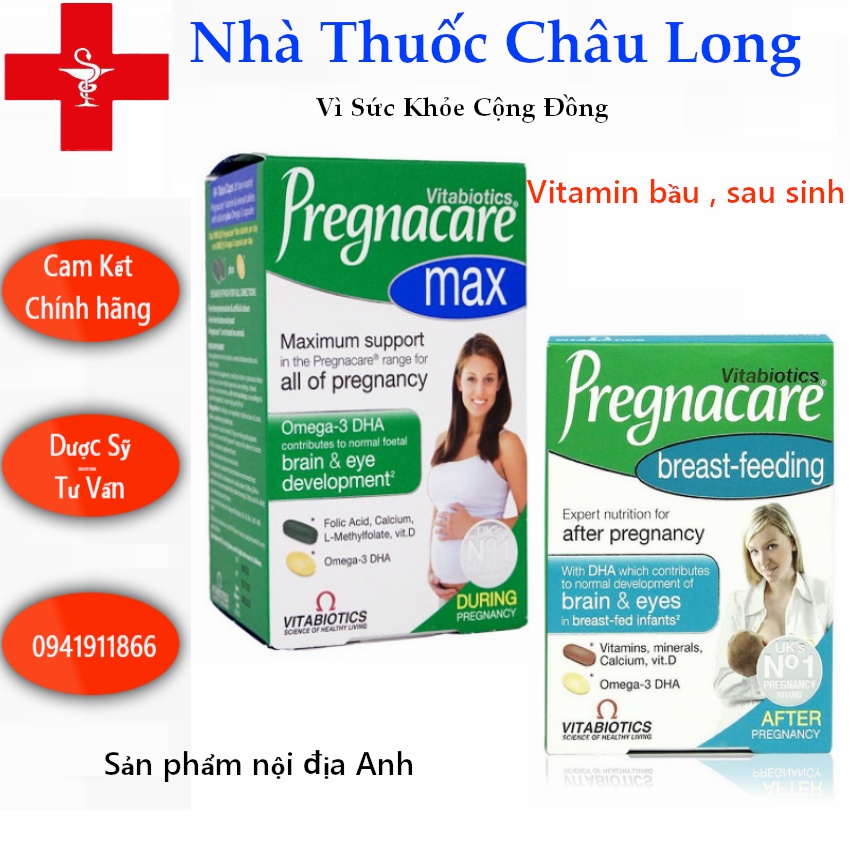 Vitamin Bầu Pregnacare Max ? Sau sinh ? vitamin bầu giúp tăng cường sức khỏe cho mẹ và tăng miễn dịch cho bé