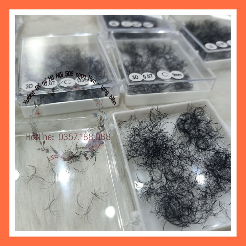 Mi Fans Sẵn 3D 0.07 - Lông Chồn Cao Cấp / 500 fans / C, CC, D, U