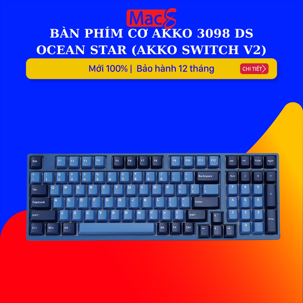 Bàn phím cơ AKKO 3098 DS Ocean Star