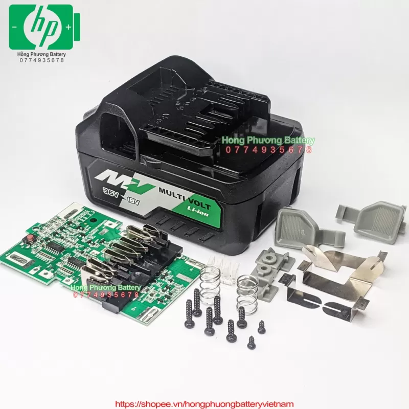 Combo vỏ mạch MULTIVOLT Metabo- Hitachi 36v 18v 18650.