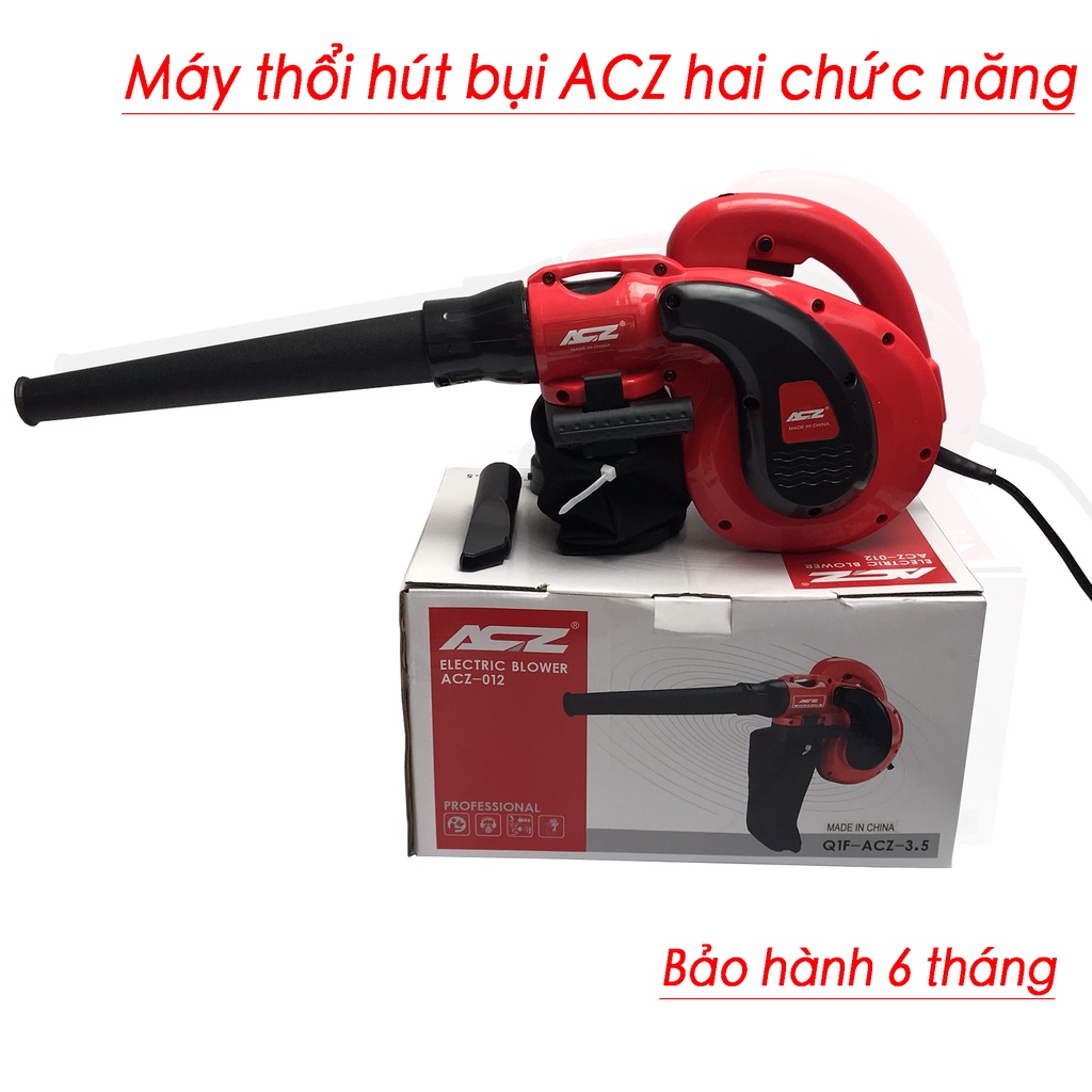 Máy thổi hút bụi ACZ  chính hãng malysia- 012 công suất 1200W- kèm đủ phụ kiện - Dùng điện 220V