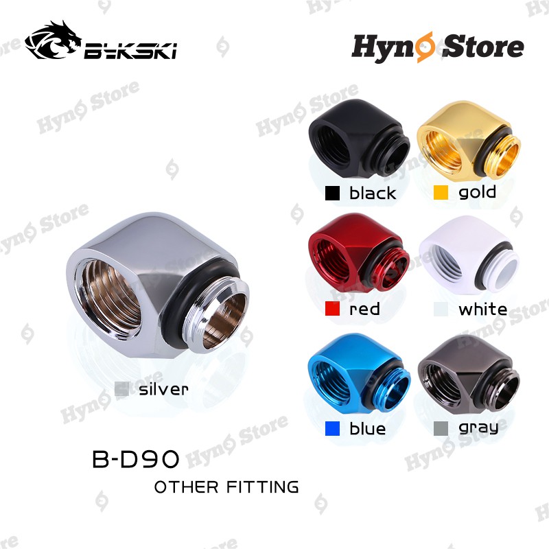 Fit 90 độ adapter Bykski B-D90 Tản nhiệt nước custom - Hyno Store