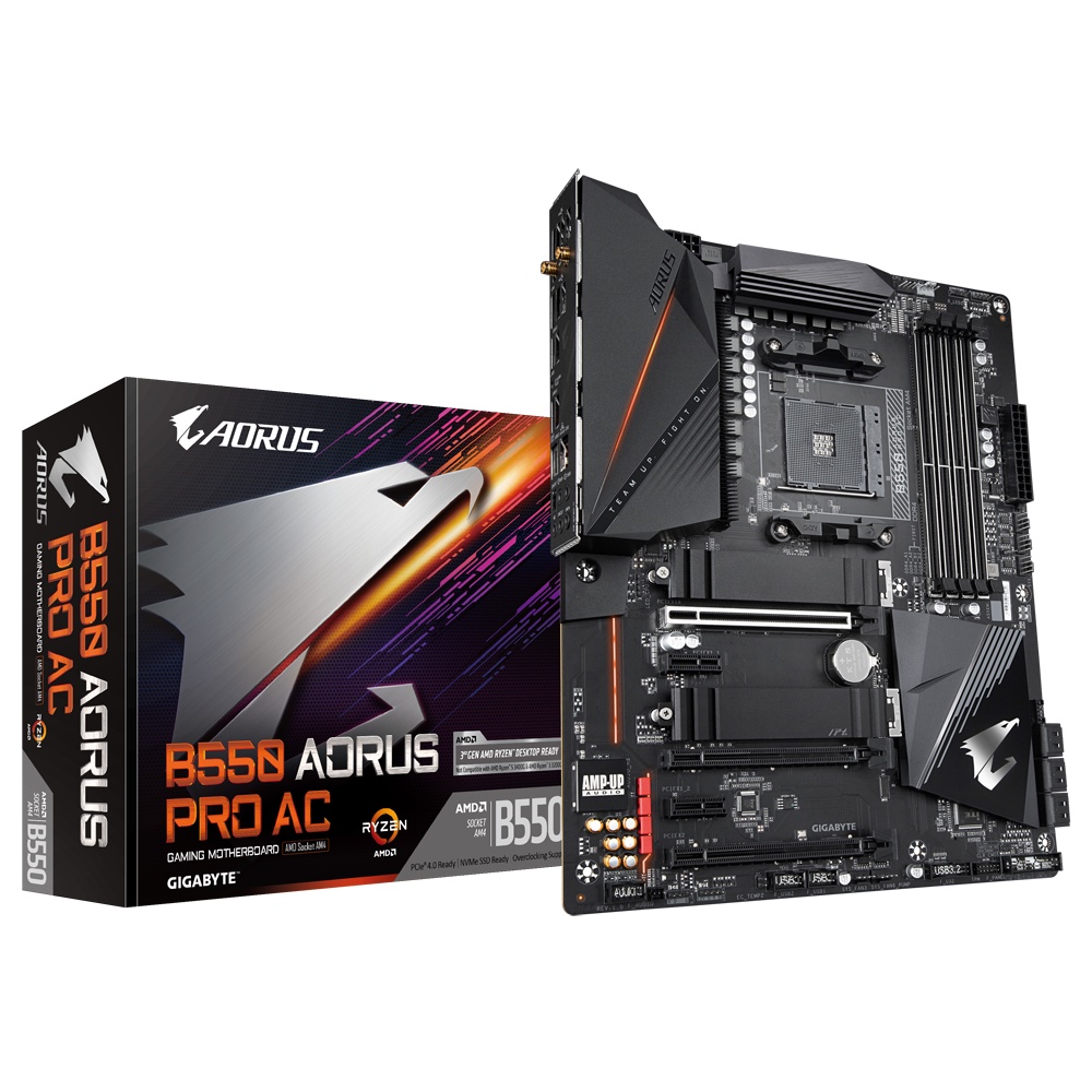 Mainboard Gigabyte B550 Aorus Pro AC - Bo mạch chủ cho CPU AMD