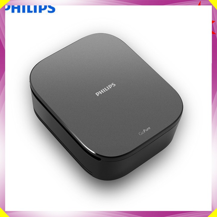 Máy lọc không khí, khử mùi trên xe ô tô, xe hơi cao cấp nhãn hiệu Philips GP3201 - Hàng Nhập Khẩu Chính Hãng