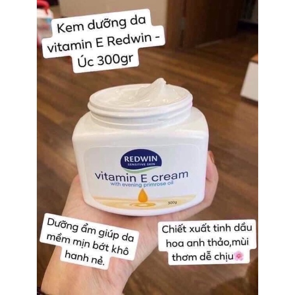KEM DƯỠNG THỂ ÚC REDWIND VITAMIN E VÀ ANH THẢO