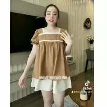 Bộ đồ bầu thời trang mặc nhà chất đẹp
