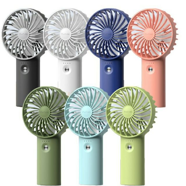 Quạt mini Yoobao cầm tay mã F3 dung lượng 3000mah 4000mAh - 6000mAh- 4 tốc độ gió - Chính Hãng - Bảo hành 3 tháng