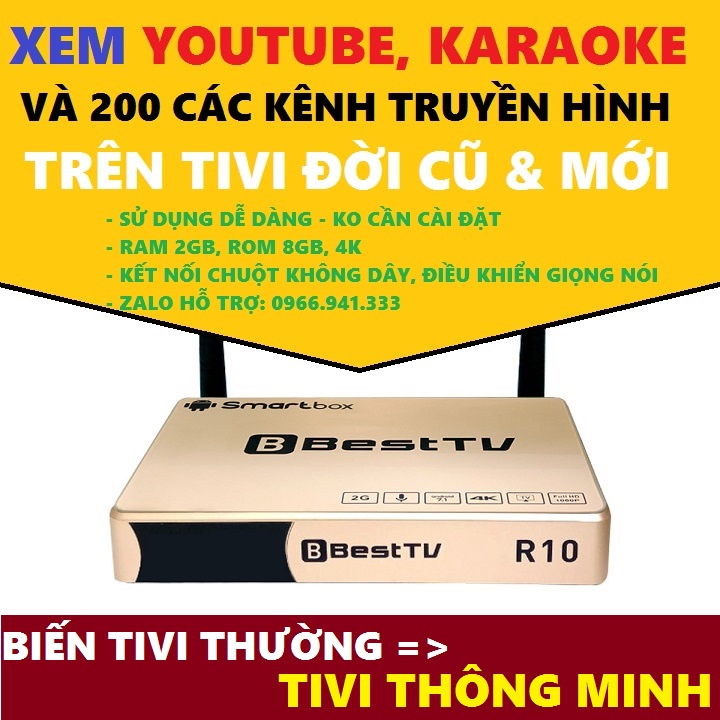 Đầu thu tivi kết nối mạng internet