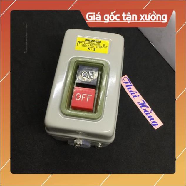 . Hộp công tắc điều khiển O N/O FF -BS230 B -3 pha 500 v -3.7 kW  ..