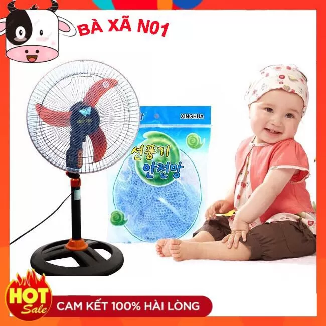 Lưới bọc quạt bảo vệ bé yêu