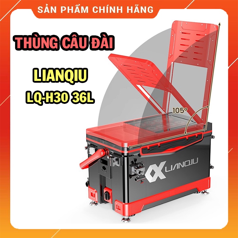 Thùng Câu Đài Lianqiu LQ-235 40L, Thùng Câu Đài, Hiện Đại Đầy Đủ Phụ Kiện -  HM2K MALL