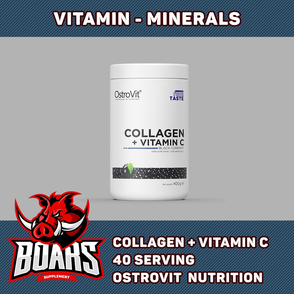 OSTROVIT COLLAGEN + VITAMIN C - Làm đẹp da, móng, tóc khỏe, tăng đề kháng cho cơ thể