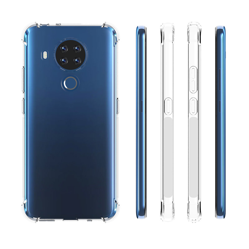 Ốp điện thoại nhựa tpu mềm chống sốc trong suốt dành cho Nokia 5.4