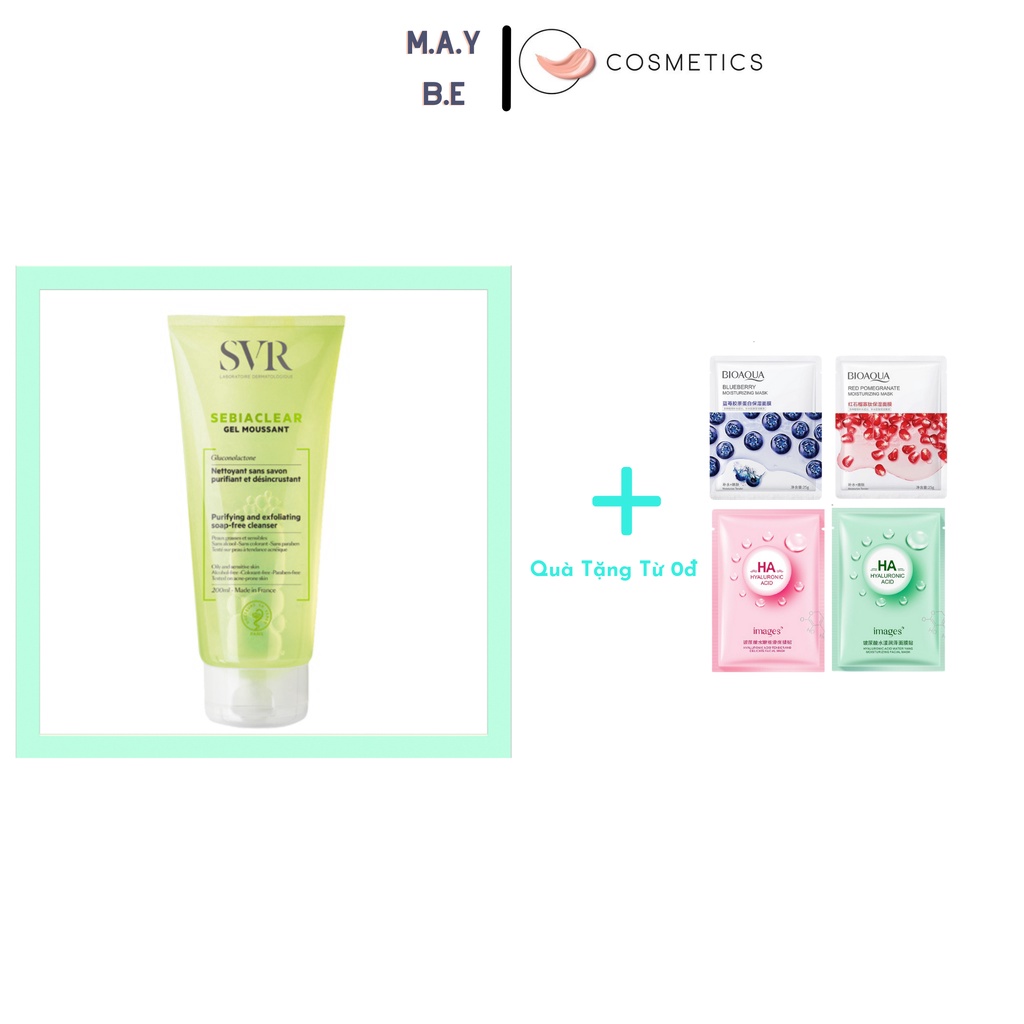 Sữa Rửa Mặt SVR Dành Cho Da Dầu Mụn Và Da Nhạy Cảm Giúp Lấy Đi Dầu Thừa, Bụi Bẩn Trên Da 400ml