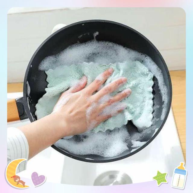 Sét 10c khăn lau đa năng, vệ sinh nhà bếp hàng nhập khẩu, khăn lau đồ dùng nhà bếp đa năng