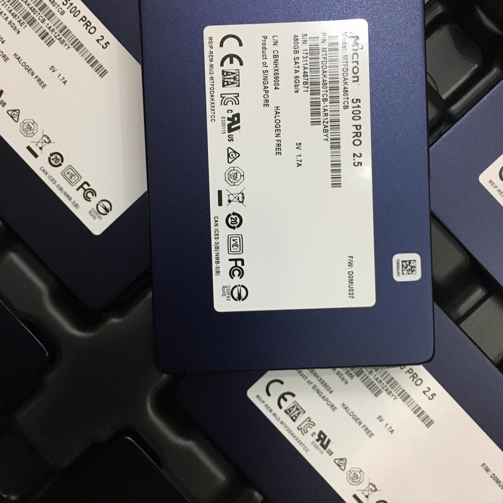 Ổ Cứng SSD MICRON 5100 Pro 2.5' 480GB Siêu Cày Cuốc, Siêu Bền