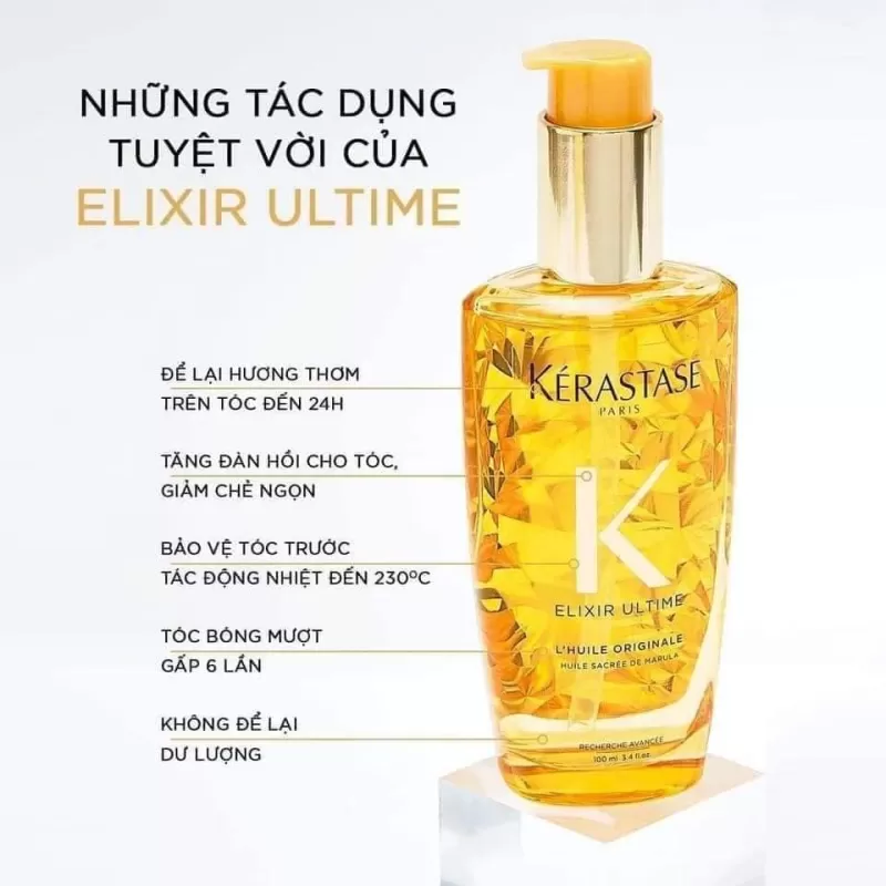 Dầu dưỡng tóc Kerastase Elixir Ultime L’Huile Originale Hair Oil100ml /50ml/ 15ml