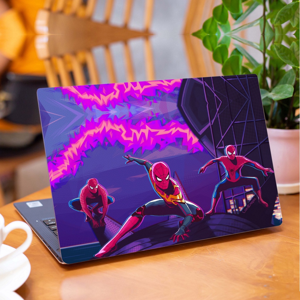 Skin Laptop In Hình Spider Man Người Nhện Dành Cho Các Dòng Máy Dell Hp Asus Msi Acer Lenovo Macbook Theo Yêu Cầu