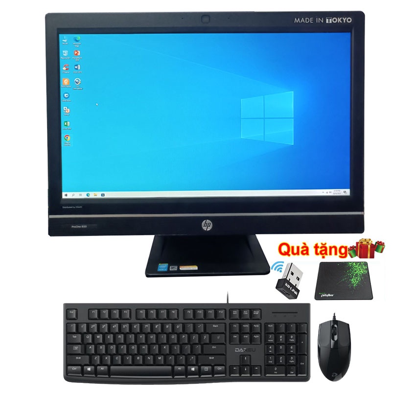 Máy Tính All in one HP ProOne 600 G1 core i7 4770 Ram 8GB, Ổ Cứng SSD 240GB màn 21.5 Full HD Cho Văn Phòng, Trường Học