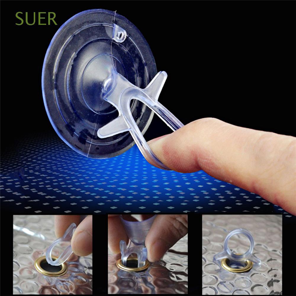 Set 10 Giác Hút Cao Su Trong Suốt Đa Ứng Dụng Cho Nhà Bếp Nhà Tắm
