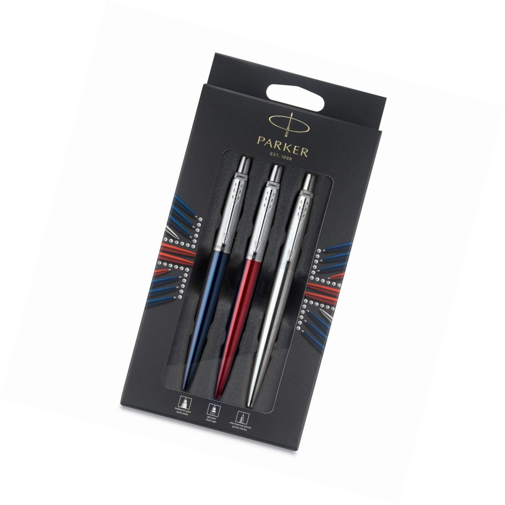 Trọn bộ 3 cây Parker Jotter, Bút ký cao cấp Parker Jotter chính hãng ngòi bi