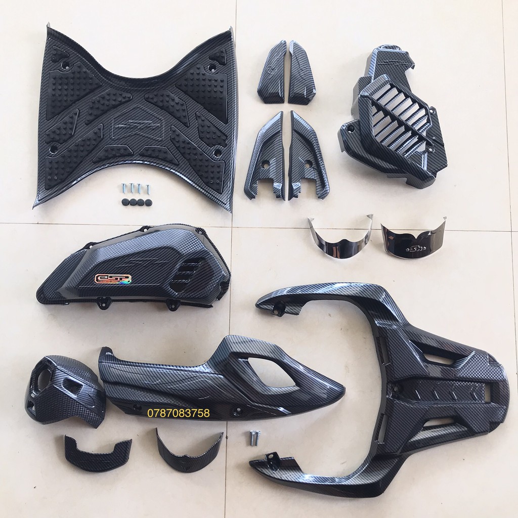Phụ kiện xe SH 2017-2019 sơn nhúng carbon