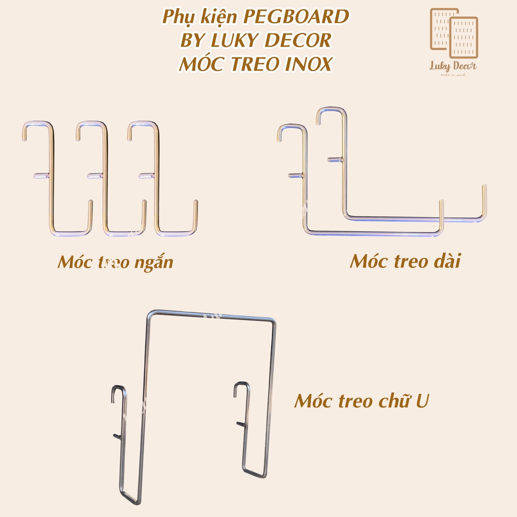 MÓC CÀI SẮT, MÓC TREO ĐỒ BẢNG PEGBOARD, MÓC TREO PHỤ KIỆN