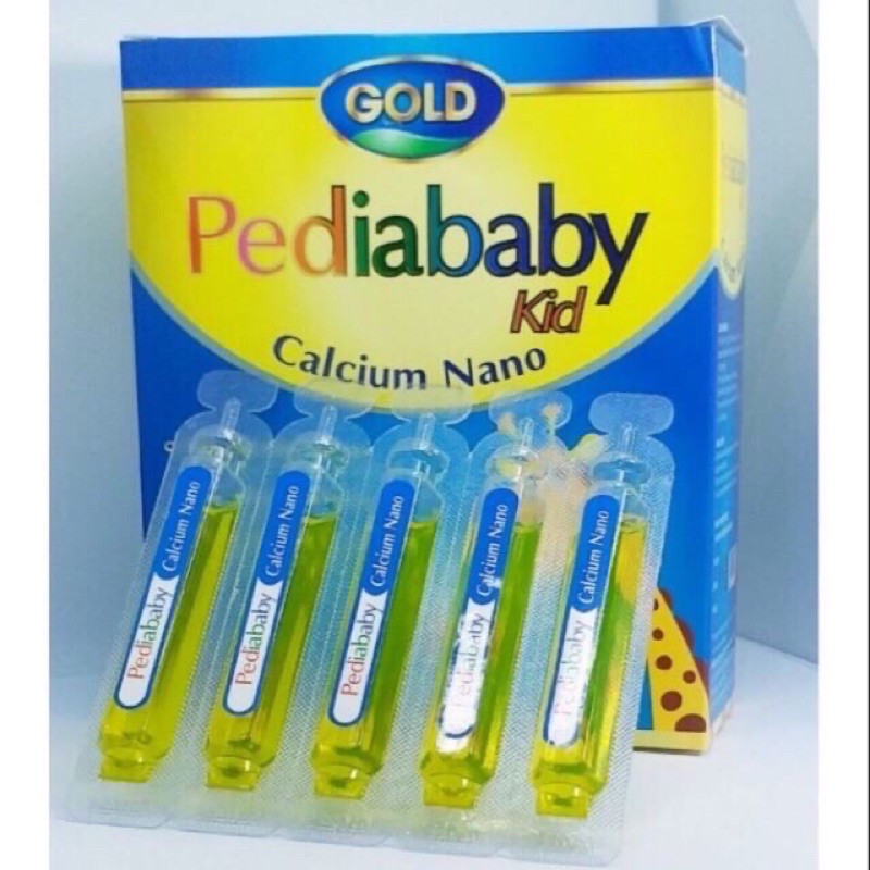 Siro bổ sung canxi Pediababy kid gold Calcium Nano