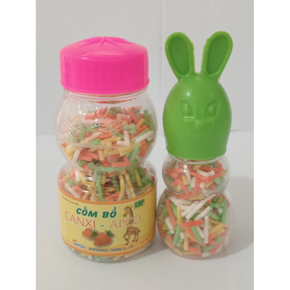 Combo 5 lọ cốm bổ CANXI Apco lọ 20 g, 40 g hỗ trợ bé ăn ngon miệng, bổ sung canxi cho cơ thể
