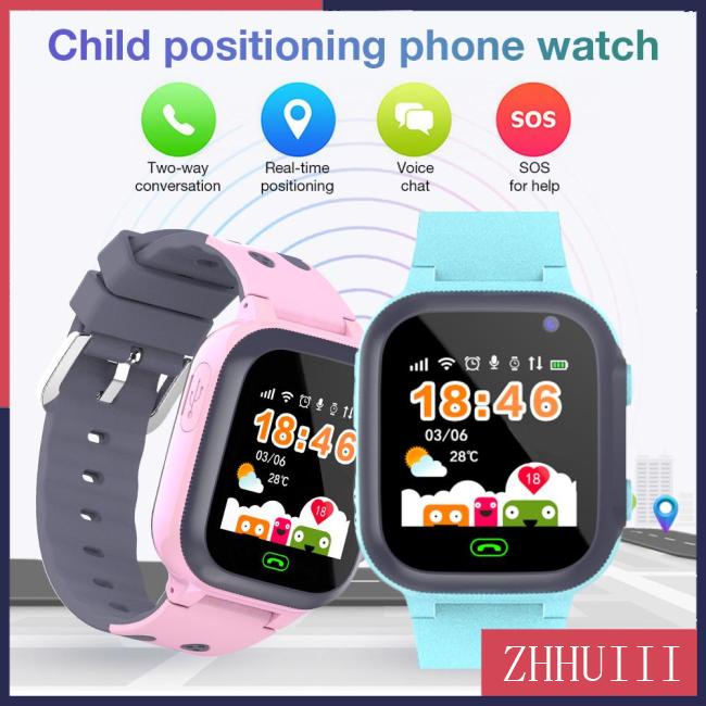 Đồng Hồ Thông Minh JT Q16 Chống Nước Có Định Vị GPS SIM Có Đèn Cổng USB APP Điện Thoại Cho Trẻ Em